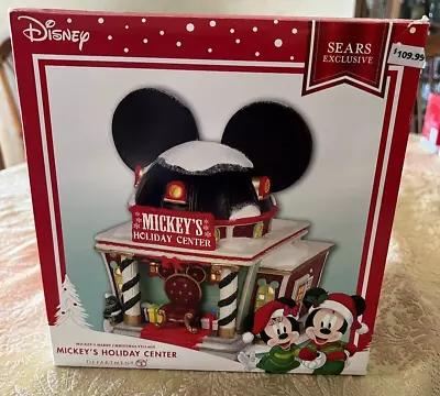 Dept 56 Disney Village Mickeys Holiday Center Rare 4059626 VGC • $151.95