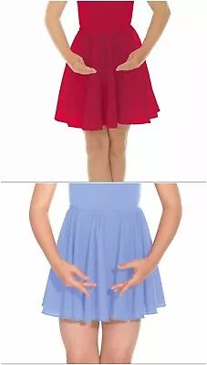 £9.67 • Buy Girls Starmaker ISTD Ballet Dance Circular Short Chiffon Mesh Skirt