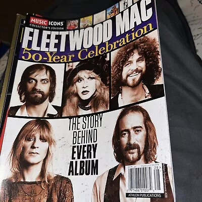 Fleetwood Mac Magazine 2018 50 Year Celebration  Story Behind Every Album. T-60 • $11.95