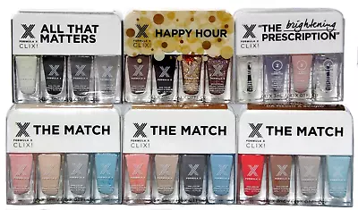 Sephora Formula X Clix! Mini Nail Color Polish 4 Piece Sets ...You Choose • $6.29