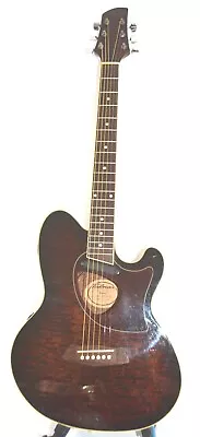 Ibanez Talman Acoustic Electric Guitar Good Condition Pro Setup Case. • $225