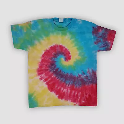 £12.99 • Buy Rainbow Kids New TIE DYE T-SHIRT Hand Dyed Tiedye Festival Baby Shirt Children's