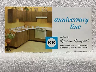 1960's Kitchen Kompact Anniversary Line Brochure Birch Kitchen Cabinets York PA • £4.03