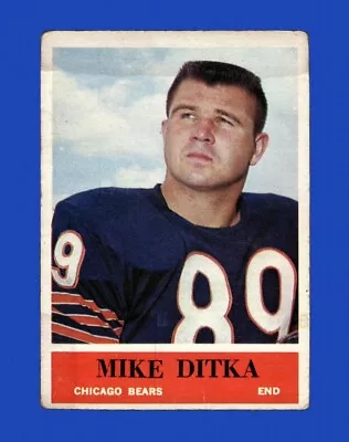 1964 Philadelphia Set-Break # 17 Mike Ditka LOW GRADE (filler) *GMCARDS* • $5