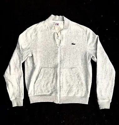 Lacoste Full Zip Sweatshirt Tracksuit Top - Size Small • £20