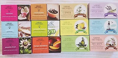 SARAH MICHAELS***ASSORTED SCENTED BATH SOAPS***U ChOOse~~FULL SIZES~~NEW~~BOXED • $3.99