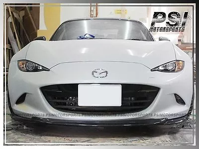 ND GV Style Carbon Fiber Front Bumper Lip 2016+ Mazda MX-5 Miata • $359.95