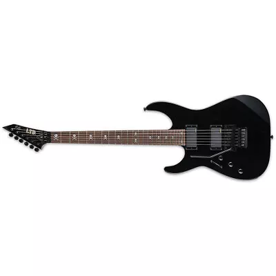 ESP LTD Kirk Hammett KH-602 Left-Handed Guitar Macassar Ebony Fretboard Black • $1399