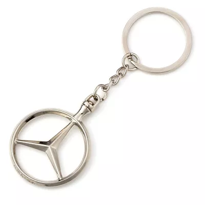 Chrome Silver Metal Car Keychain Keyring Key Chain Accessories For Mercedes Benz • $8.99