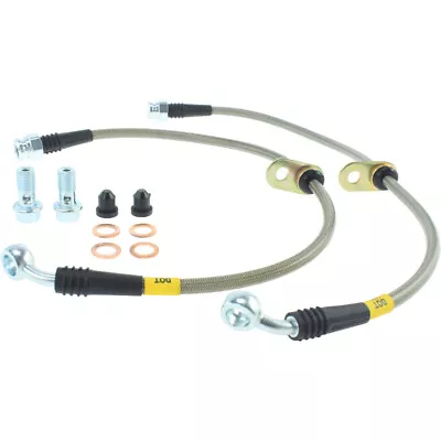 StopTech 950.40500 Rear Braided Brake Line For 94-01 Acura Integra / 92-95 Civic • $66.99