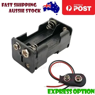 2x Battery Holder 4xAA With Clip Double Sided • $19.43