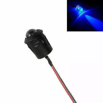 Large 10mm Flashing Blue LED Car Motorcycle Shed Boat Dummy Fake Alarm 12V • £2.59