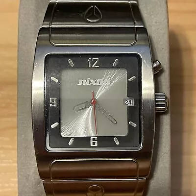 Nixon The Limo  Roll With It  Stainless Steel Vintage Men's Analog Watch RUNS • $59.99