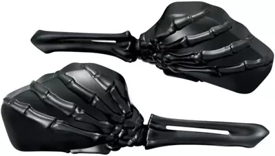 $161.96 • Buy NEW KURYAKYN 1758 Skeleton Hand Mirrors- BLACK/MATTE- MOTORCYCLE/STREET
