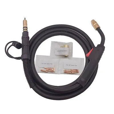 10 Ft MIG Gun Replacement W/ Bonus Consumable Kit Fit Miller Millermatic 180 • $89.99