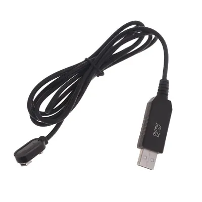 Upgraded USB To 9V Battery Charger Cable With LED Charging Light Plastic Cable • £4.07