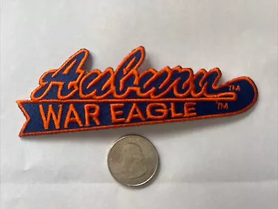 Auburn Tigers Vintage RARE Embroidered Iron On Patch 4” X 1.25” • $6.79