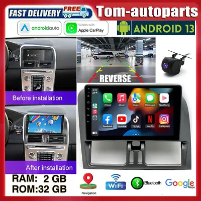 Apple Carplay Android Auto For Volvo XC60 2008-2013 Car Stereo Radio GPS Navi • $198.98