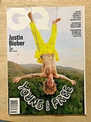 GQ Magazine May 2021 JUSTIN BIEBER YOUNG AND FREE • $12