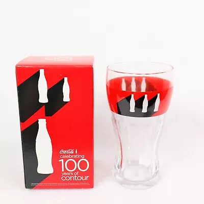 Coca Cola Drinking Glass 100 Year Contour Celebration 2015 Coke Zero BRAND NEW • $24