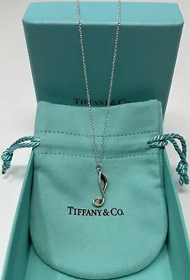 Tiffany & Co. Silver Paloma Picasso 8th Musical Note Pendant Necklace W/ Box • $349.99