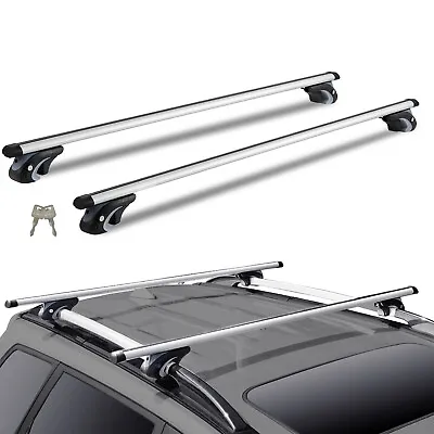 VEVOR 2PCS 137cm Universal Car Roof Racks Pod Cross Bars Aluminium Adjustable • $67.99
