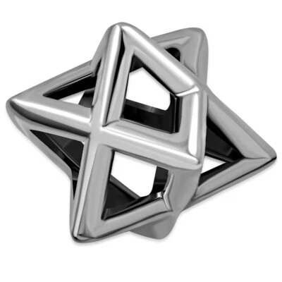 £18.65 • Buy Merkaba Star David- Sterling Silver 925 Pendant 