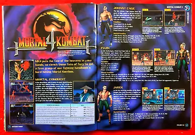 1998 MORTAL KOMBAT 4 Nintendo Video Game= Promo Art PRINT AD / POSTER • $14.99