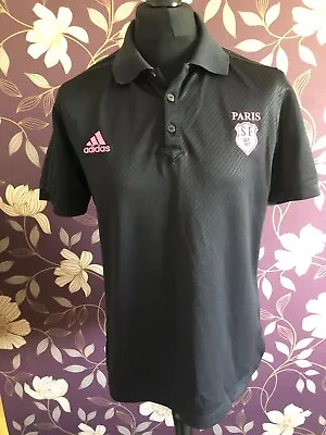 £20 • Buy Adidas Paris Stade Francais 2010 Rugby Union Polo Shirt -  Large