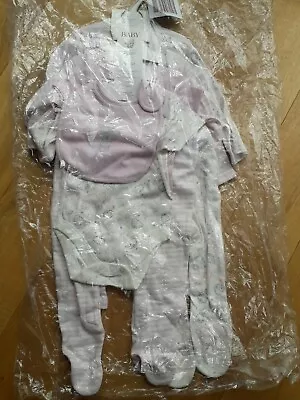 £16.99 • Buy BNWT M&S Tatty Teddy Baby Girl Age 6 - 9 Months Pink Mix Sleepsuit, Bodysuit Set