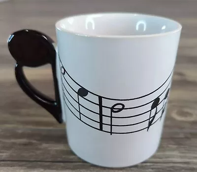 Vintage 1979 Shafford Original Musical Note Mug With Note Handle Musician Gift • $13.95