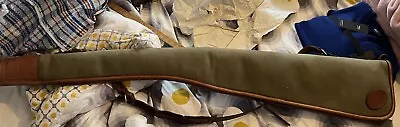 Vintage Canvas Leather Holland & Holland Gun Shotgun Slip Case Genuine Genuine • £428