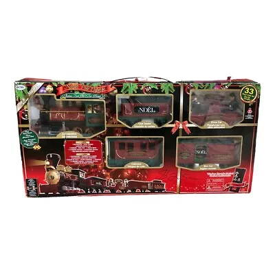 CHRISTMAS NORTH POLE EXPRESS MUSICAL TRAIN SET WIRELESS REMOTE EZTEC Santa Elves • $89.74