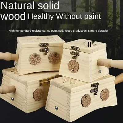 Wooden Moxibustion Box Portable Moxa Column Wormwood Fumigation Massage Tool 艾灸 • $10.99