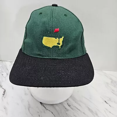 The Masters Collection Green Fitted 7 1/4 Baseball Cap Hat Golf Sewn Logo • $23.52