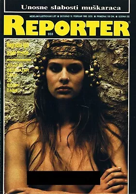 ZUM REPORTER #933 February 1985 YUGOSLAVIAN MAGAZINE Cover NASTASSJA KINSKI • $65