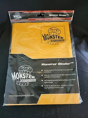 Monster Binder 9 Pocket Card Album Orange MTG PKM YGO *NEW* • $29.95
