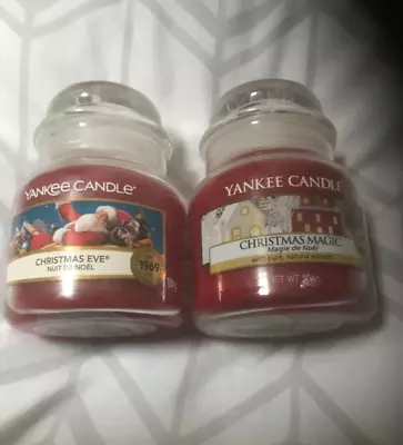 Yankee Candle Christmas Magic & Christmas Eve  Small Jars • £8.99