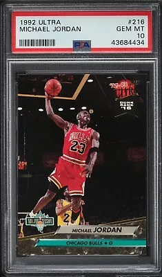 Michael Jordan - 1992 Fleer Ultra Basketball Card #216 - PSA 10 GEM MINT • $165