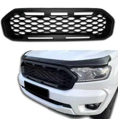 Front Mesh Grill For Ford Ranger PX3 2018 - 2021 XL XLS XLT Black Grille • $189