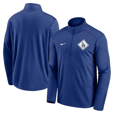 Los Angeles Dodgers Top (Size S) Men's Nike MLB Logo 1/4 Zip Top - New • £39.99