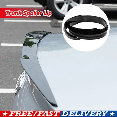 £25.18 • Buy 45in Universal Car Rear Roof Lip Spoiler Tail Trunk Wing Sticker Glossy Black UK