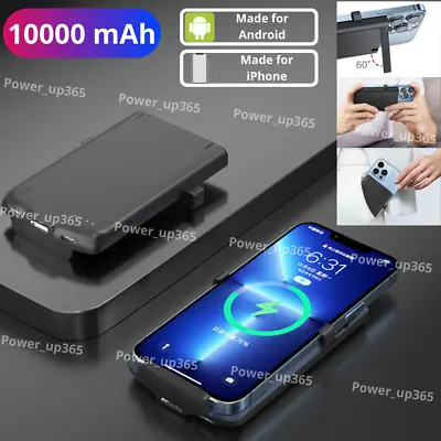 10000mAh Battery Charger Case Power Bank Back Cover For IPhone Android Samsung • $28.09