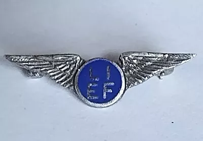 Military Enameled LIEF Sterling Wings Pin WWII • $125