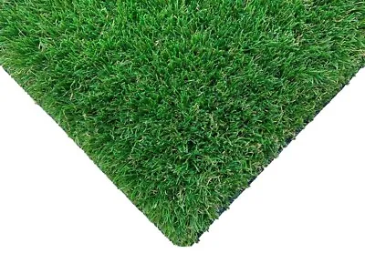 40mm Vienna Artificial Grass Astro Lawn Fake Turf Garden - Premium Quality Soft • £0.99