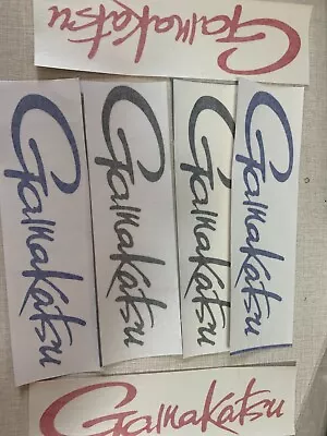 $0.99 • Buy 6pcs 7  FISHING DECALS GAMAKATSU FOR WINDOWS WALL
