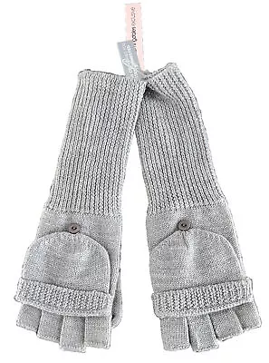 Aqua Brand Stay Cozy While You Stay Connected Gloves/Mittens Gray Merino Wool • $9.95