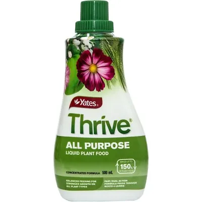 $26.95 • Buy Yates 500mL Thrive All Purpose Liquid Plant Food