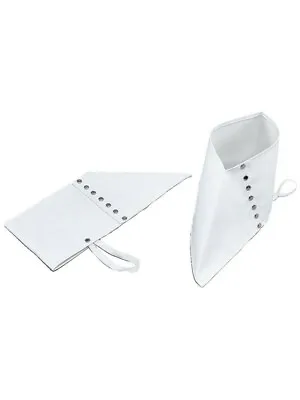 White Spats Gangster Adult Shoe Covers Men's Adult 1920's Fancy Dress Costume    • £4.95