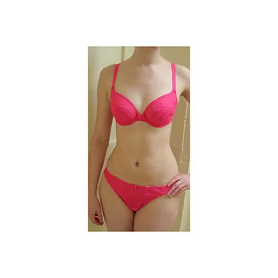 Panache Tango II Candy Pink Plunge U/W Bra 30D • £10